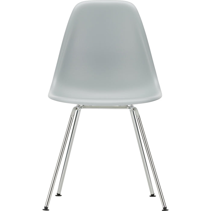 Eames Plastic Chair Dsx - 24 Light Grey - Chrome Base - Matstolar - Charles & Ray Eames - Grå - Metall/plast