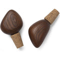 Thumbnail photo of Cairn Wine Stoppers - Set Of 2 - Vintilbehør - Dark Brown - W6,8 X H9,6 X D9,3 Cm