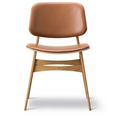 Søborg 3052 Wood Base Chair - Front Upholstered