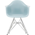 Eames Plastic Armchair Dar - 23 Ice Grey - Chrome Base - Matstolar - Charles & Ray Eames - Grå - Metall/plast