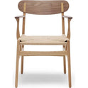 Ch26 Dining Chair By Hans J. Wegner (Natural, Oak/Walnut