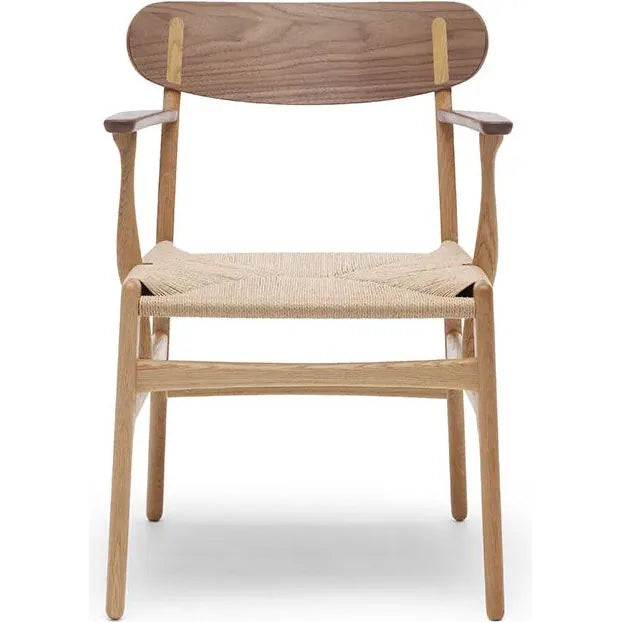 Photo of Ch26 Dining Chair By Hans J. Wegner (Natural, Oak/Walnut