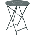 Thumbnail photo of Floréal Table Ø 60 cm, Storm Grey - Outdoor dining table - Grey - Metal