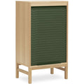 Thumbnail photo of Jalousi Cabinet - Cabinet - Dark blue / Low - L: 55 x D: 40 x H: 101.5 cm