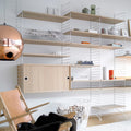 Thumbnail photo of Thong Shelf 58x30 - Beige - 3-pack - Shelving System - Wood