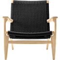 CH25 Lounge Chair - Clear Lacquered Oak