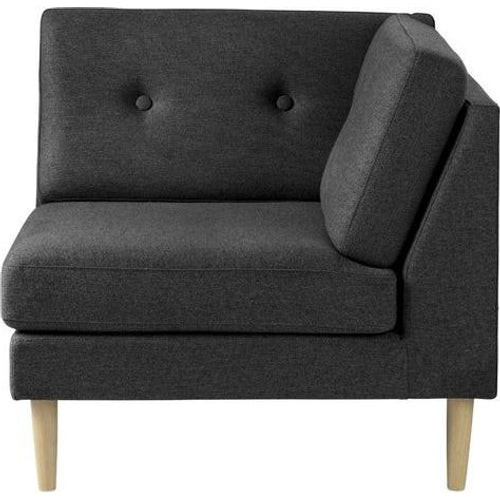 Photo of L42 Firhøj Corner Sofa Module B: 90 cm - Dark Grey
