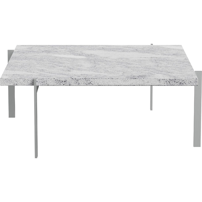 Photo of Pk61 Anniversary Collection - Coffee table - Poul Kjærholm - Grey - Metal/stone