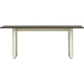 Thumbnail photo of Panel Table 90 X 200 Cm Cream Dark Brown - Matbord - Simon Legald - Brun - Metall/trä