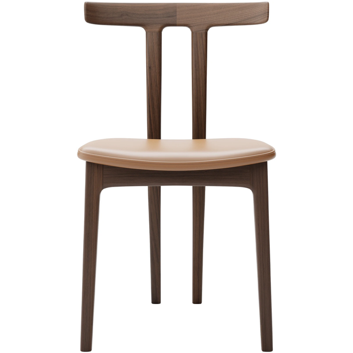 Photo of Carl Hansen - Ow58, T-chair, Oiled Walnut, Leather Cat. B Thor