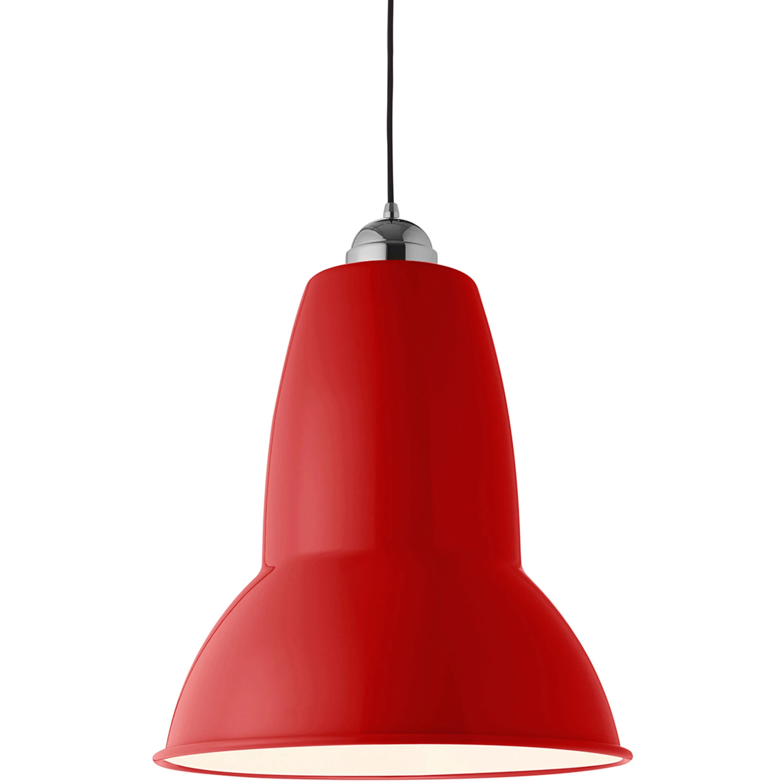 Original 1227 Giant Pendant Lamp Crimson Red (blank) - Pendellampor - George Carwardine - Röd