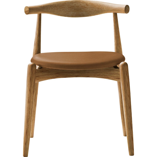 Photo of Carl Hansen - Ch20, Oiled Oak, Leather Group A Loke - 7050 - Dining chairs - Hans J. Wegner - Wood