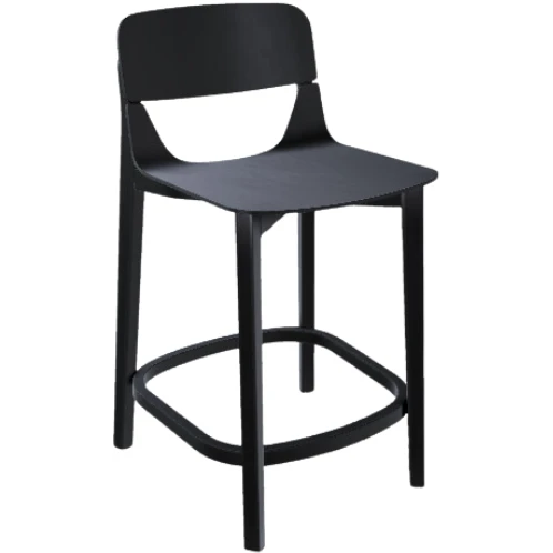 Leaf Stool with Backrest Low