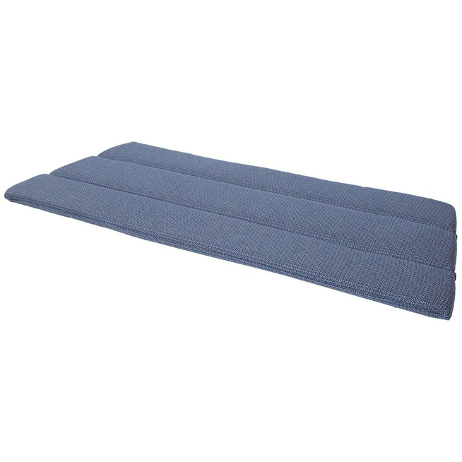 Photo of Breeze 2-seater Lounge Sofa Cushion - Outdoor Cushions - Blue - Cane-line Link - W: 118 x D: 46 x H: 2 cm