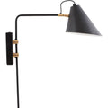 Thumbnail photo of Club Wall Lamp Black Metal Brass
