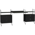 Thumbnail photo of String Headboard 85, Black, 2-pack - Shelving - Nils Strinning - Black - Metal