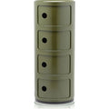 Thumbnail photo of Modular 4985 - Green - 4 Compartments - Drawer Units - Plastic