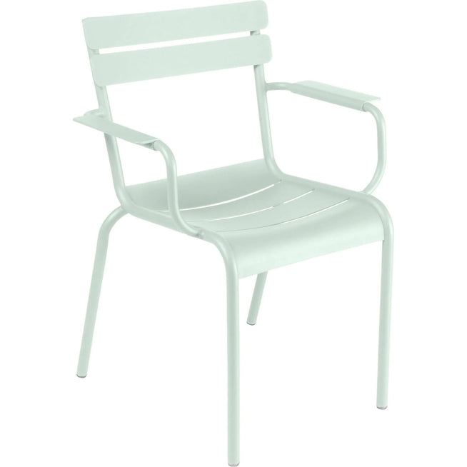 Photo of Luxembourg Armchair Ice Mint A7 - Outdoor Dining Chairs - Blue - Metal