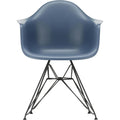Eames Plastic Armchair Dar - 83 Sea Blue - Basic Dark Base - Matstolar - Charles & Ray Eames - Blå - Metall/plast