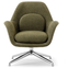 Swoon Lounge Petit Chair Swivel Base 1776