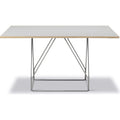 Thumbnail photo of Jg Table 6569 - Dining Table - Grey Linoleum W/Natural Ash / Brushed Stainless Steel - W140 X D140 X H72 Cm