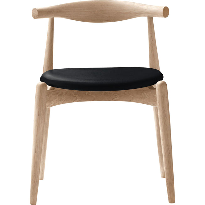 Photo of Carl Hansen - Ch20, White Oiled Oak, Leather Group A Loke - 7150 - Dining Chairs - Hans J. Wegner - Wood