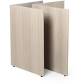 Thumbnail photo of Mingle Table Legs / Wood - Spisebord - W68 - Natural Oak Veneer - Set Of 2 - W78,7 X H71,6 X D44,4 Cm