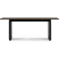 Thumbnail photo of Panel Table 90 X 200 Cm Black Dark Brown - Matbord - Simon Legald - Brun - Metall/trä