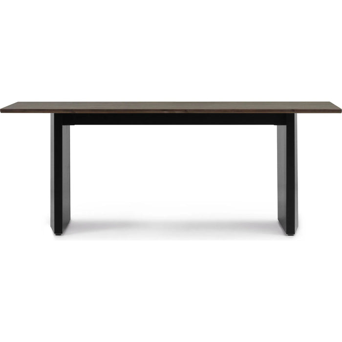 Photo of Panel Table 90 X 200 Cm Black Dark Brown - Matbord - Simon Legald - Brun - Metall/trä