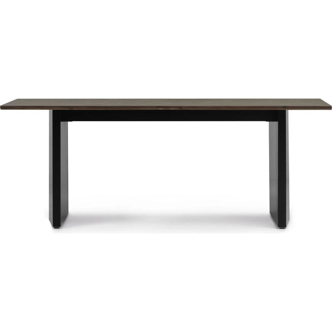 Photo of Panel Table 90 X 200 Cm Black Dark Brown - Matbord - Simon Legald - Brun - Metall/trä