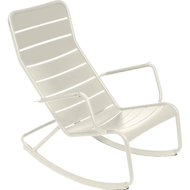 Photo of Luxembourg Rocking Chair Clay Grey A5 - Utomhusfåtöljer - Frédéric Sofia - Metall