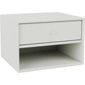 Thumbnail photo of Dash Nightstand - Suspension Rail - Nordic - Grey - Mdf