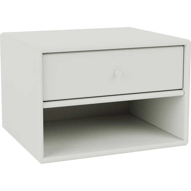 Photo of Dash Nightstand - Suspension Rail - Nordic - Grey - Mdf
