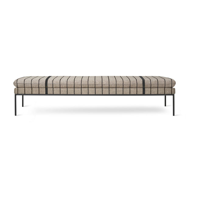 Photo of Turn Daybed - Daybed - Black - Pasadena - Sand/black - W190 X H42 X D80 X Sh42 Cm
