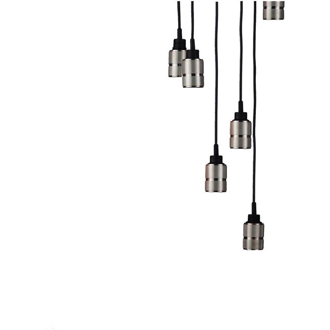 Photo of Buster + Punch - Hooked Pendant 6.0 Nude / Steel - 2m - Pendellampor - Massimo Buster Minale - Svart