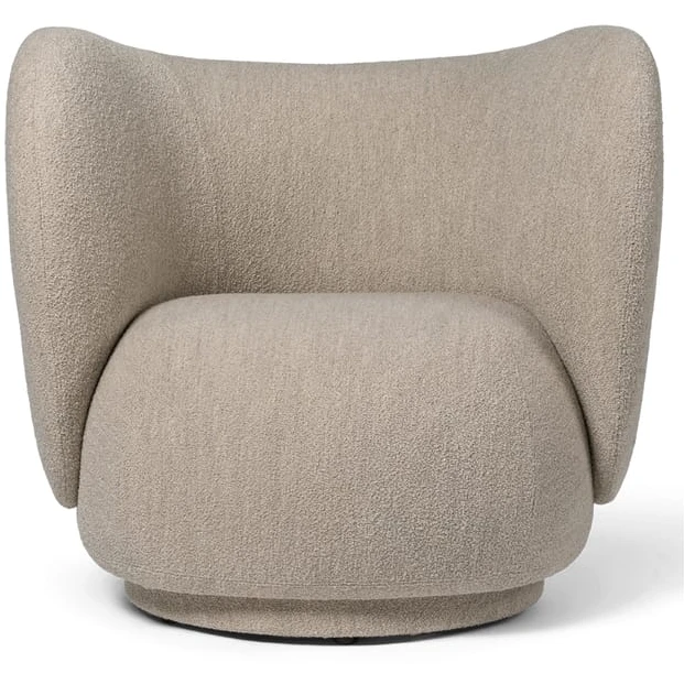 Rico Lounge Chair - Soft Bouclé