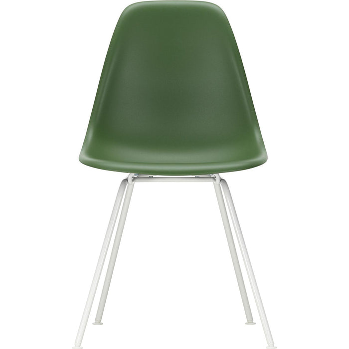 Eames Plastic Chair Dsx - 48 Forest - White Base - Matstolar - Charles & Ray Eames - Grön - Metall/plast