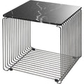 Thumbnail photo of Panton Wire Top Panel, D 34,8 - Black Marble - Hyllsystem - Verner Panton - Svart - Sten