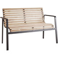 Parc - Garden Benches - Foersom & Hiort-lorenzen Mdd - Wood-coloured, black - Metal/wood