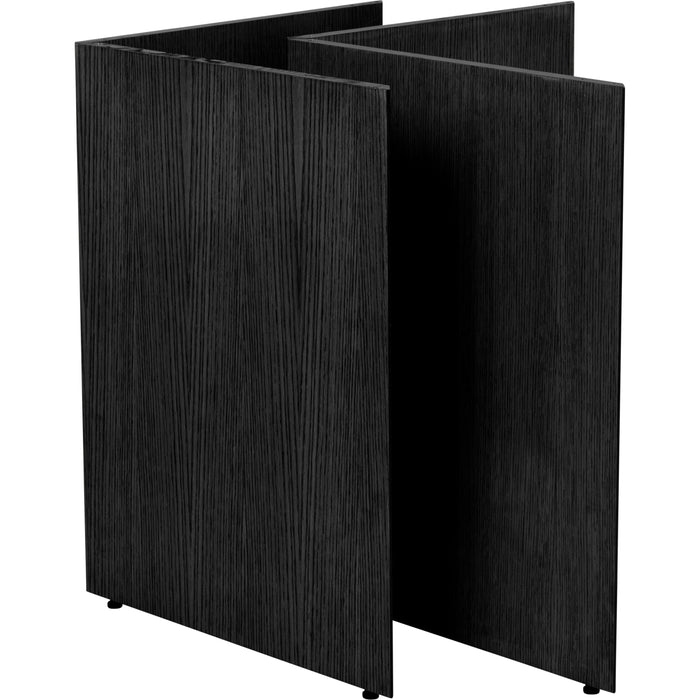 Photo of Mingle Table Legs / Wood - Spisebord - W68 - Black Veneer - Set Of 2 - W78,7 X H71,6 X D44,4 Cm
