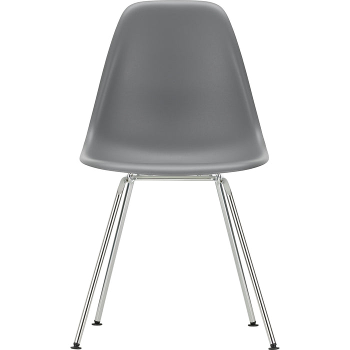 Eames Plastic Chair Dsx - 56 Granite Grey - Chrome Base - Matstolar - Charles & Ray Eames - Grå - Metall/plast