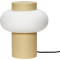 Thumbnail photo of Plate lamp Metal/glass - Gul/opal