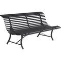 Thumbnail photo of Louisiane Bench 200 cm Anthracite 47 - Garden benches - grey - metal