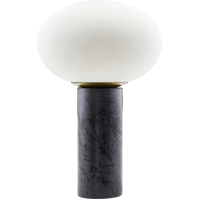 Photo of Opal Grey Table Lamp with Glass Ceramic Cap