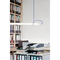 Thumbnail photo of Tubular, White Diffusor  Blue Cable - Pendellampor - Sebastian Hepting - Vit