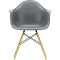 Eames Plastic Armchair Daw - 56 Granite Grey - Ash Honey Tone - Matstolar - Charles & Ray Eames - Grå - Metall/trä/plast