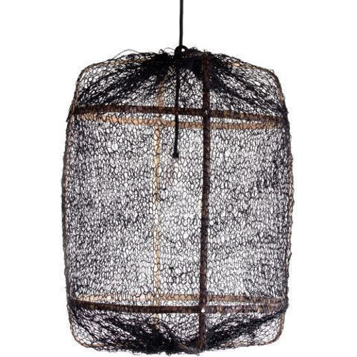 Photo of Hanging Lamp Z5 Black Sisal Net Ø42x57cm