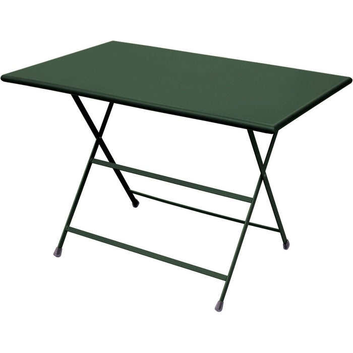 Photo of Arc En Ciel Folding Table 110 cm, Dark Green - Garden Table - Green - Metal