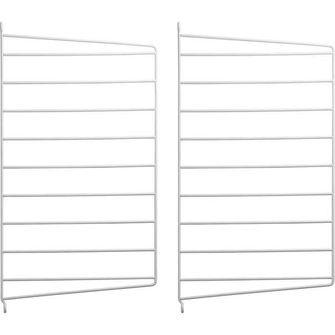 Photo of String Wall Rack 50x30, White, 2-pack - Shelving - Nils Strinning - White - Metal