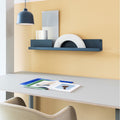 Thumbnail photo of Folded Shelves Large, Olive - Wall shelves - Johan van Hengel - Black - Metal